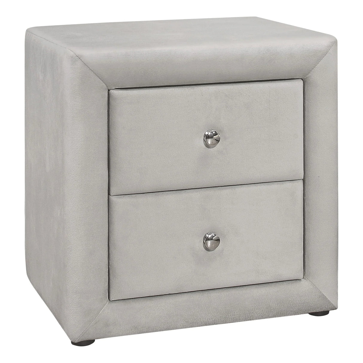 Nightstand, Storage Drawer Versatile Use, Upholstered, Transitional - Furniture Home Direct