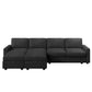 Convertible Sectional Sofa With Storage Chaise Lounges And USB Ports - Furniture Home Direct