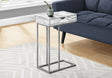 Accent Table, C - Shaped Contemporary & Modern Design - Furniture Home Direct