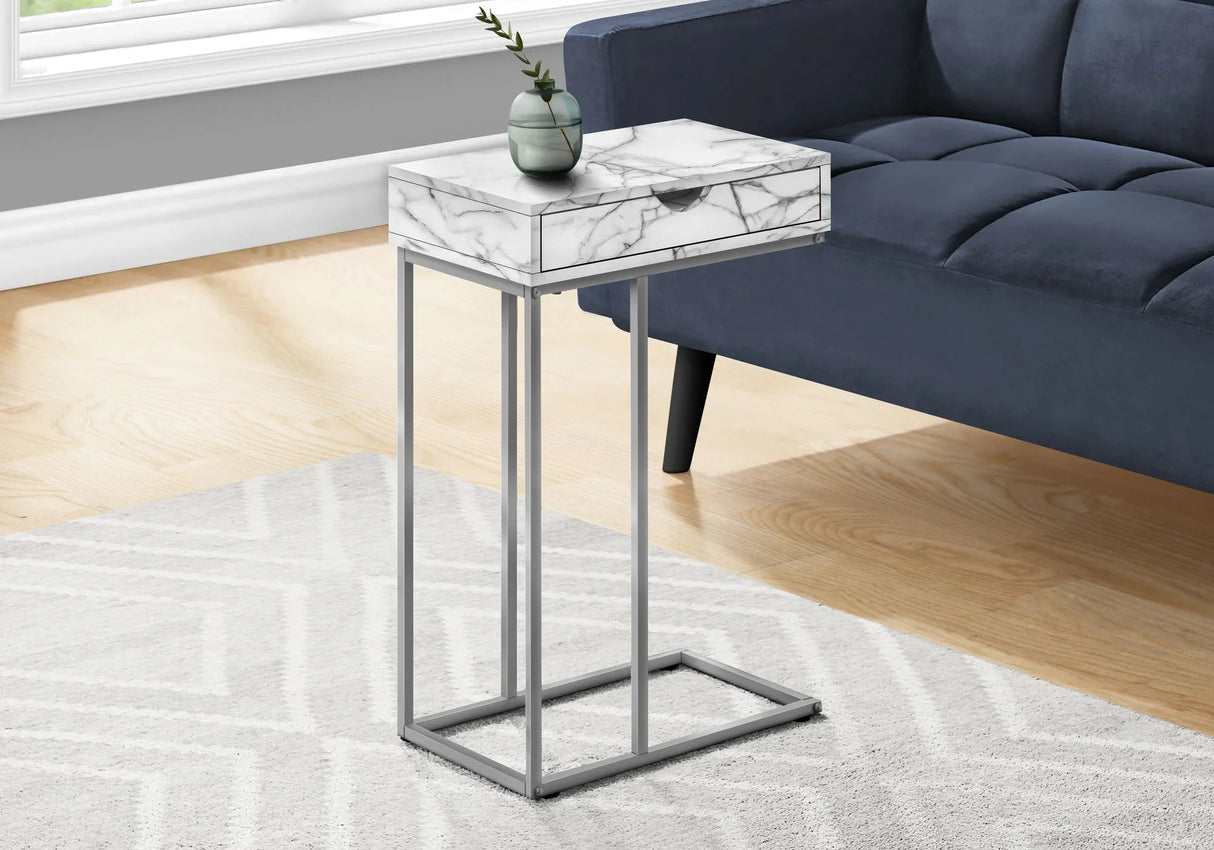 Accent Table, C - Shaped Contemporary & Modern Design - Furniture Home Direct