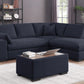 Joshua - 100" Sectional Sofa with Right Facing Chaise and Console Ottoman - Furniture Home Direct