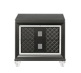 Sawyer - Metallic Nightstand - Gray - Furniture Home Direct
