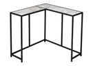 Corner Accent Console Table For Entryway, Unique L-Shaped Design - Furniture Home Direct