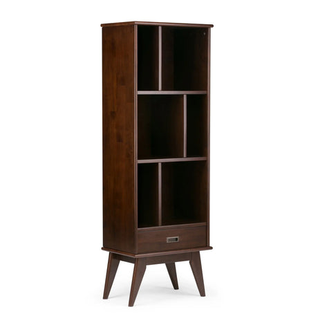 Draper - Mid Century Wide Bookcase And Storage Unit - Furniture Home Direct