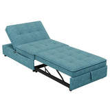4 In 1 Sofa Bed, Multi Function Folding Ottoman Bed With Storage Pocket And USB Port For Small Room Apartment - Furniture Home Direct