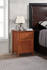 Izzy - 1 Drawer /1 Door Nightstand - Furniture Home Direct
