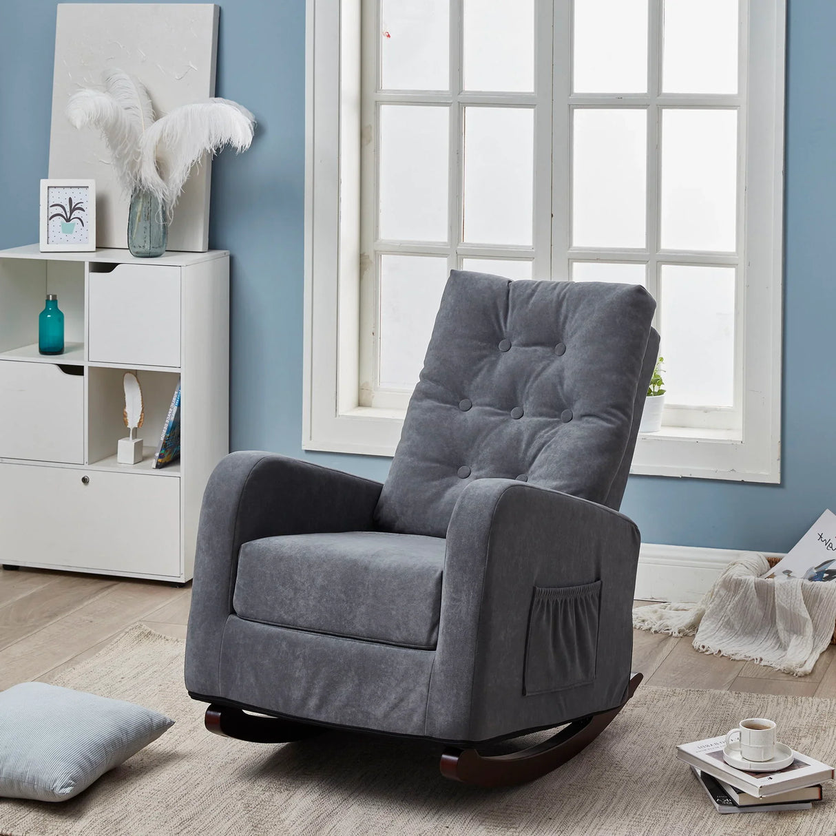 Single Sofa Reclining Japanese Chair Lazy Sofa Tatami Balcony Adjustable Chair - Furniture Home Direct