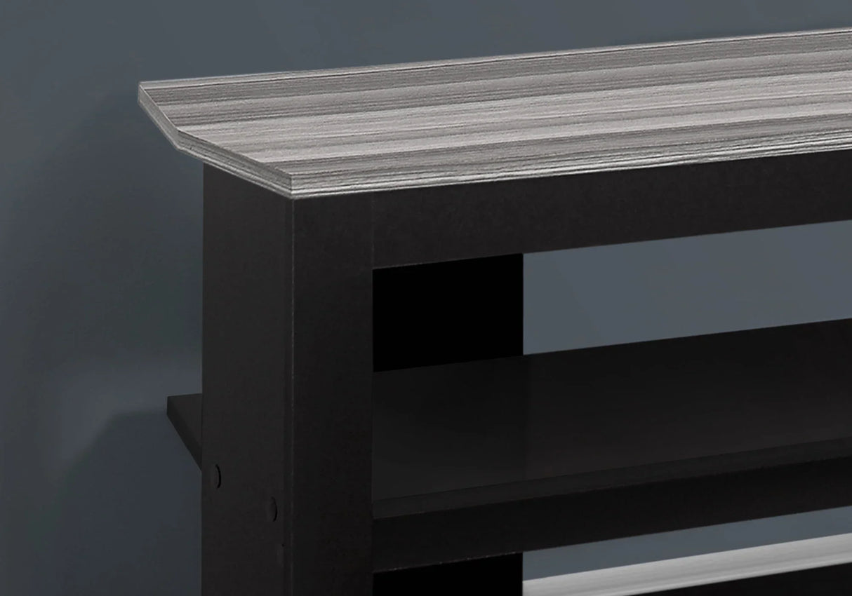 TV Stand, Console, Media Entertainment Center, 3 Storage Shelves - Furniture Home Direct