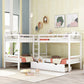 L Shaped Bunk Bed With Drawers - Furniture Home Direct