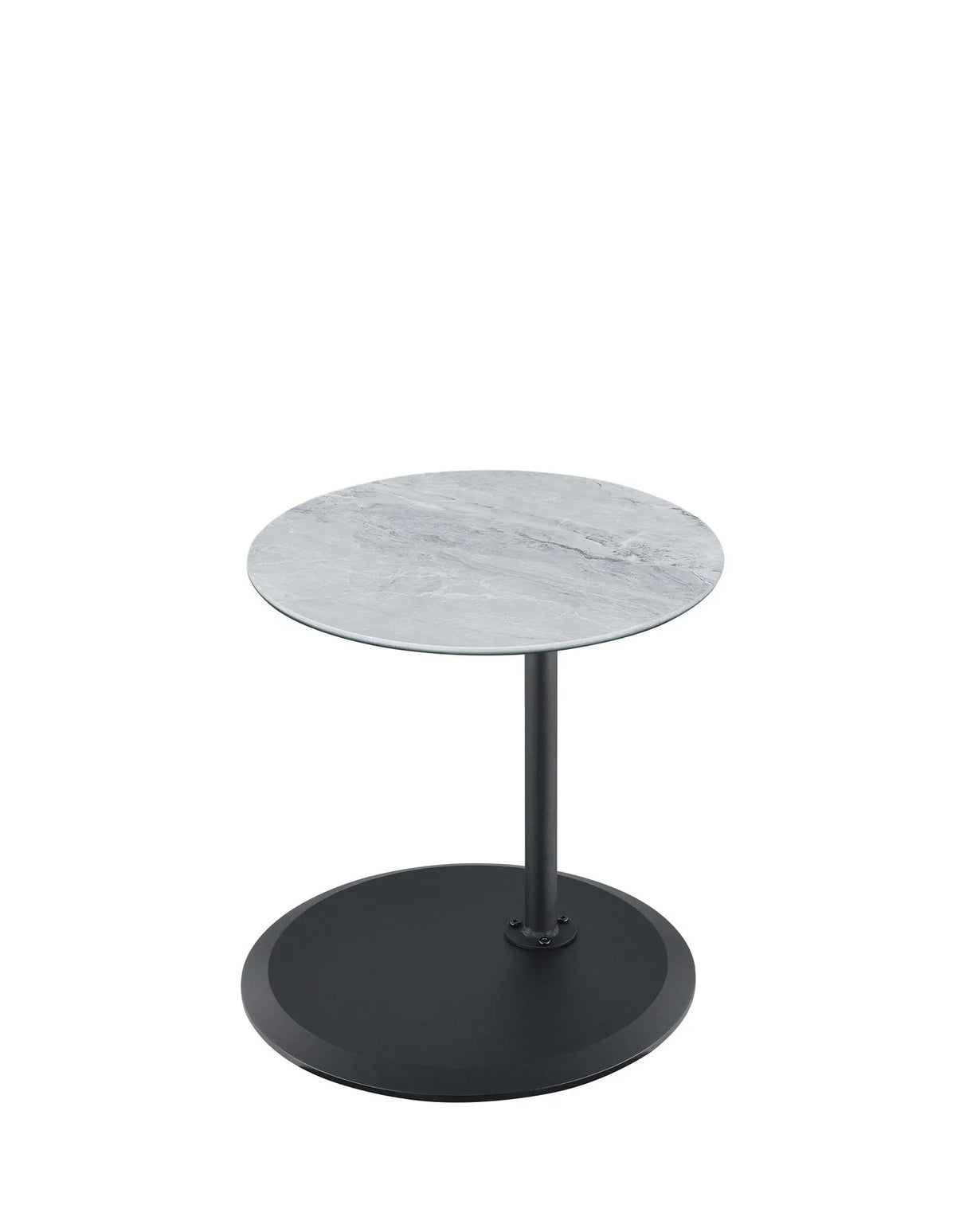 Orbit - 15.5" End Table With Height Adjustable Marble Textured Top - Furniture Home Direct