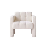 31.10" Boucle Upholstered Accent Chair - Furniture Home Direct