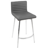 Marcel Mason - 5 Piece Swivel Contemporary Counter Height Dining Set - Furniture Home Direct