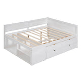 Daybed With Drawers And Shelves - Furniture Home Direct