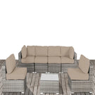Outdoor Wicker Seating Group With Cushions - Furniture Home Direct