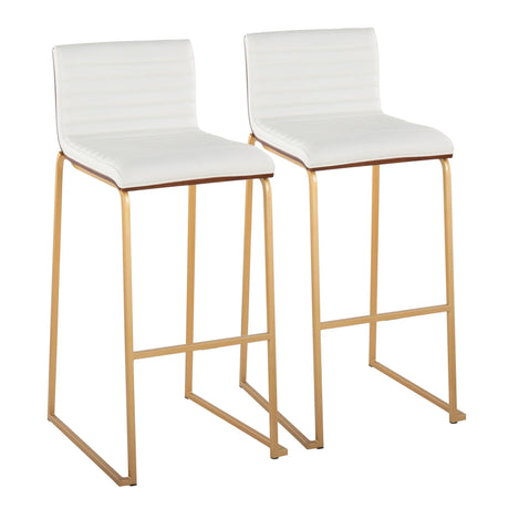 Mason Mara - Contemporary Versatile Desig Fixed Height Barstool (Set of 2) - Furniture Home Direct
