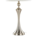 Flint - Contemporary Table Lamp Built In USB Port (Set of 2) - Furniture Home Direct