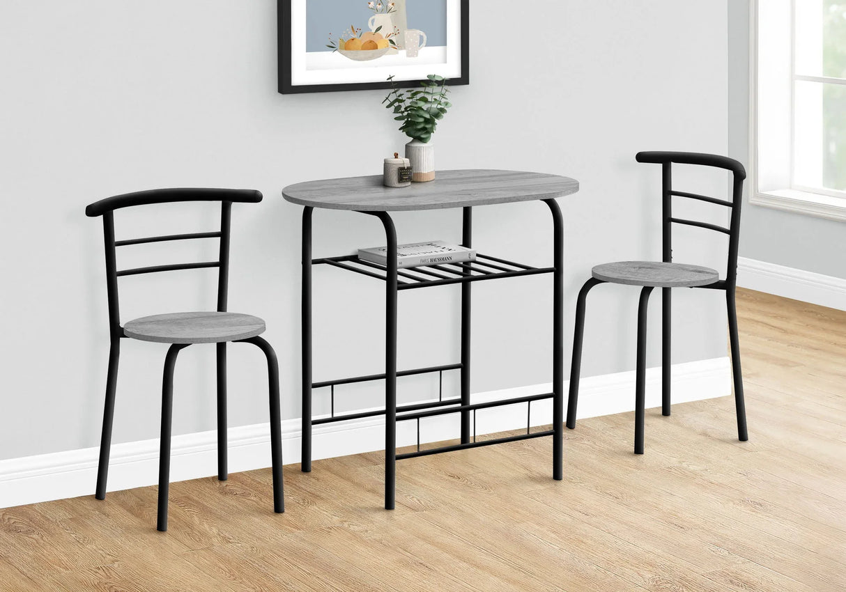 3 Pieces Dining Table Set, Small, Contemporary & Modern - Furniture Home Direct