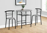 3 Pieces Dining Table Set, Small, Contemporary & Modern - Furniture Home Direct