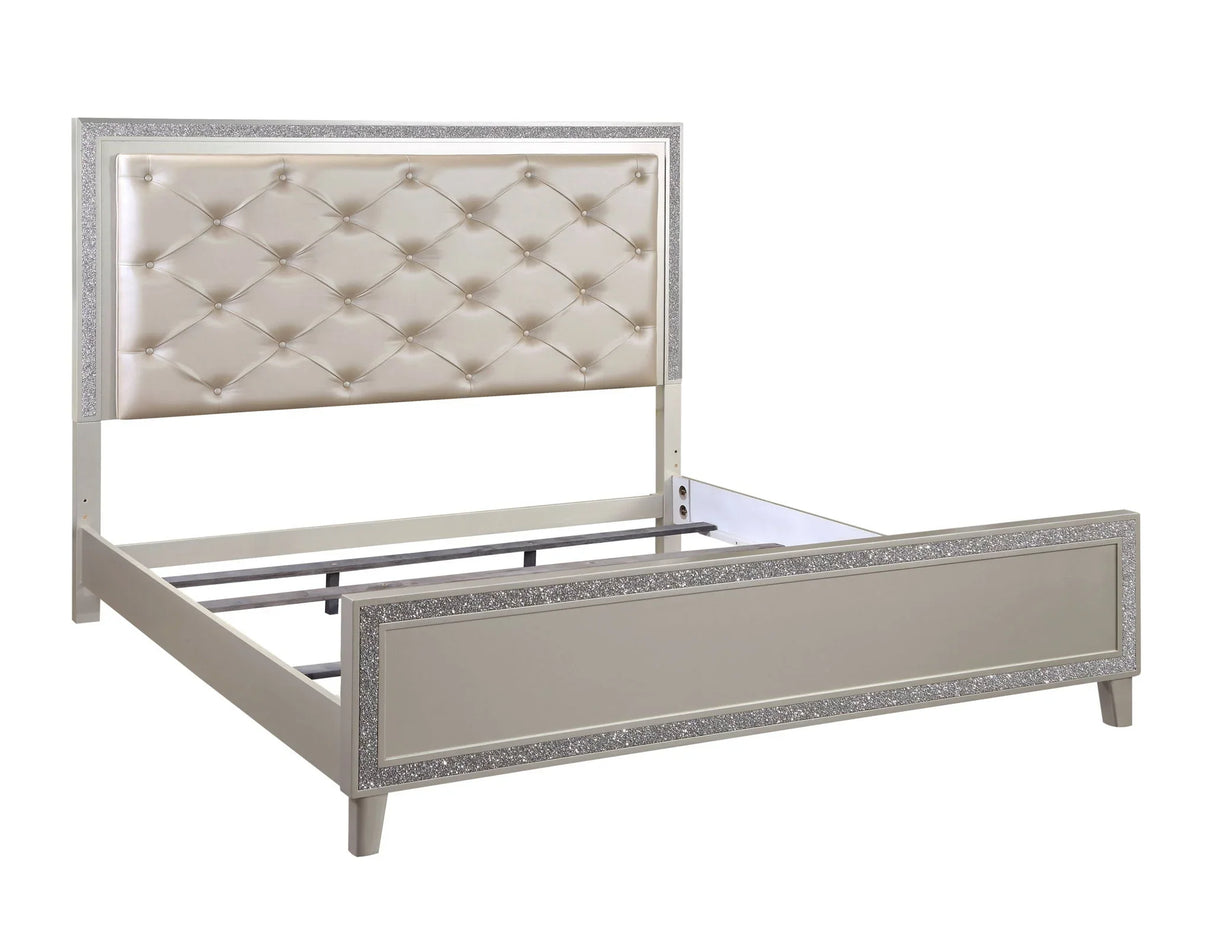 Sliverfluff - Bed With LED - Furniture Home Direct