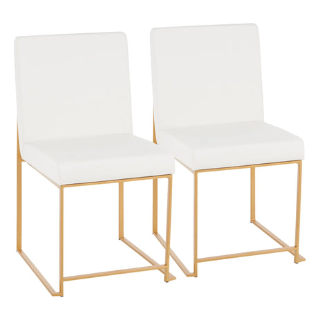 Fuji - Contemporary Stylish Frame, High Back Dining Chair (Set of 2) - Furniture Home Direct
