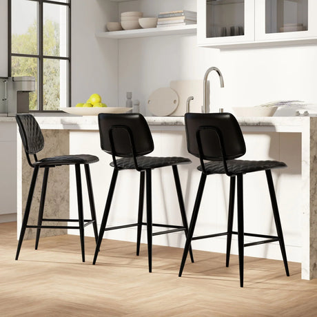 Raya - Upholstered Counter Height Stool (Set of 2) - Furniture Home Direct