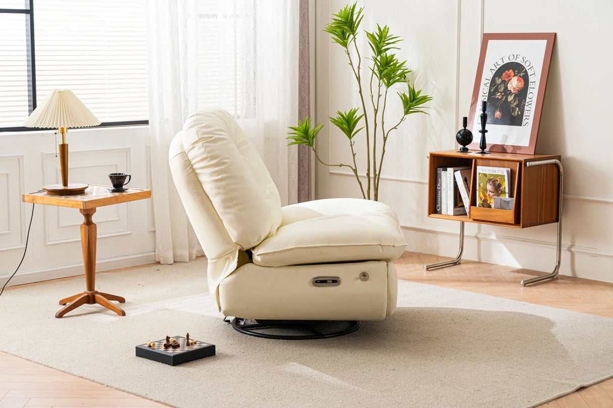 Power Recliner Swivel Glider USB Charger With Bluetooth Music Player, Sleep, Working, Game And Leisure - Furniture Home Direct