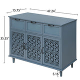 3 Door 3 Drawer Elegant Cabinet - Furniture Home Direct