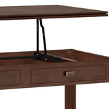 Artisan - Lift Top Coffee Table - Russet Brown - Furniture Home Direct