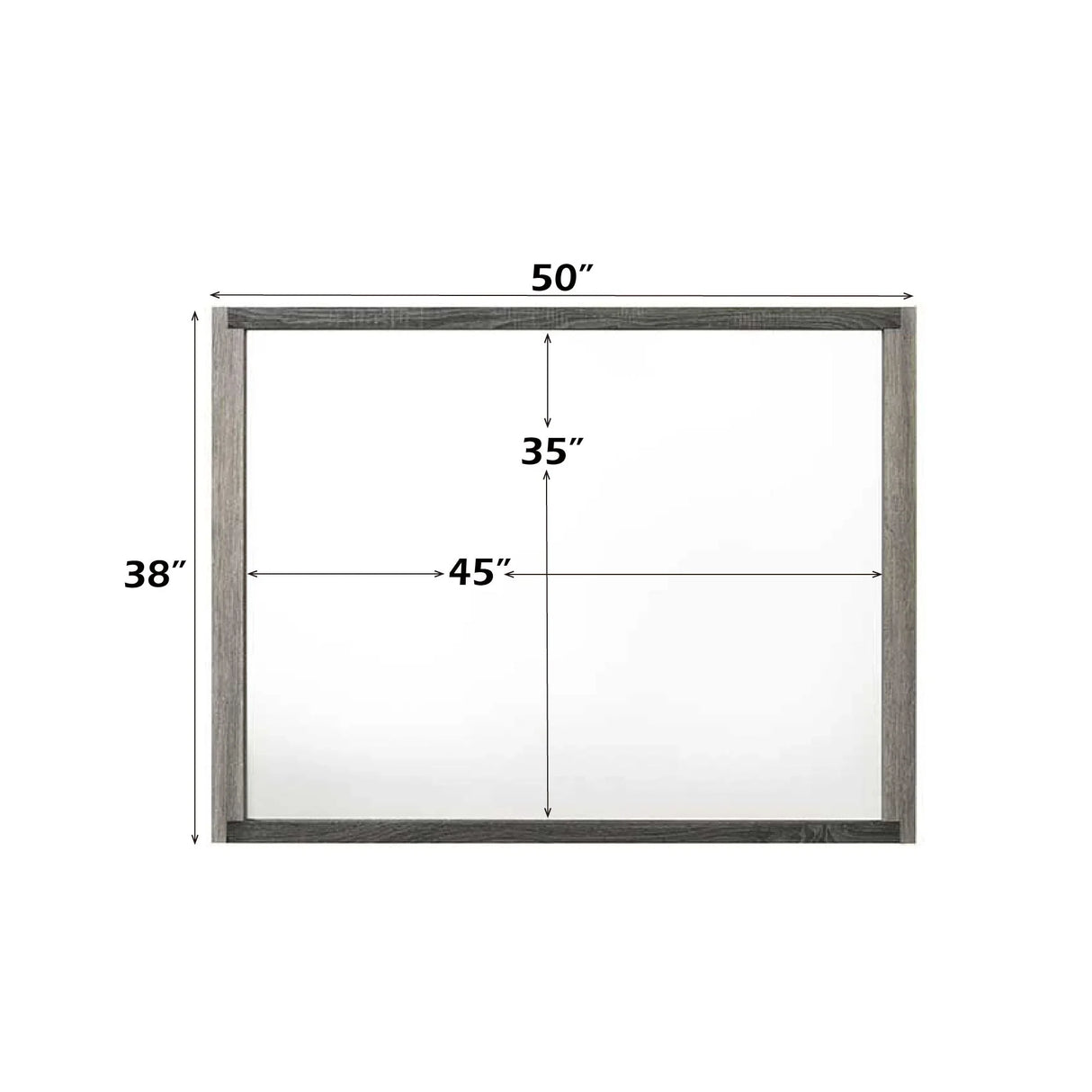 Jehoram - Mirror - Gray - Furniture Home Direct