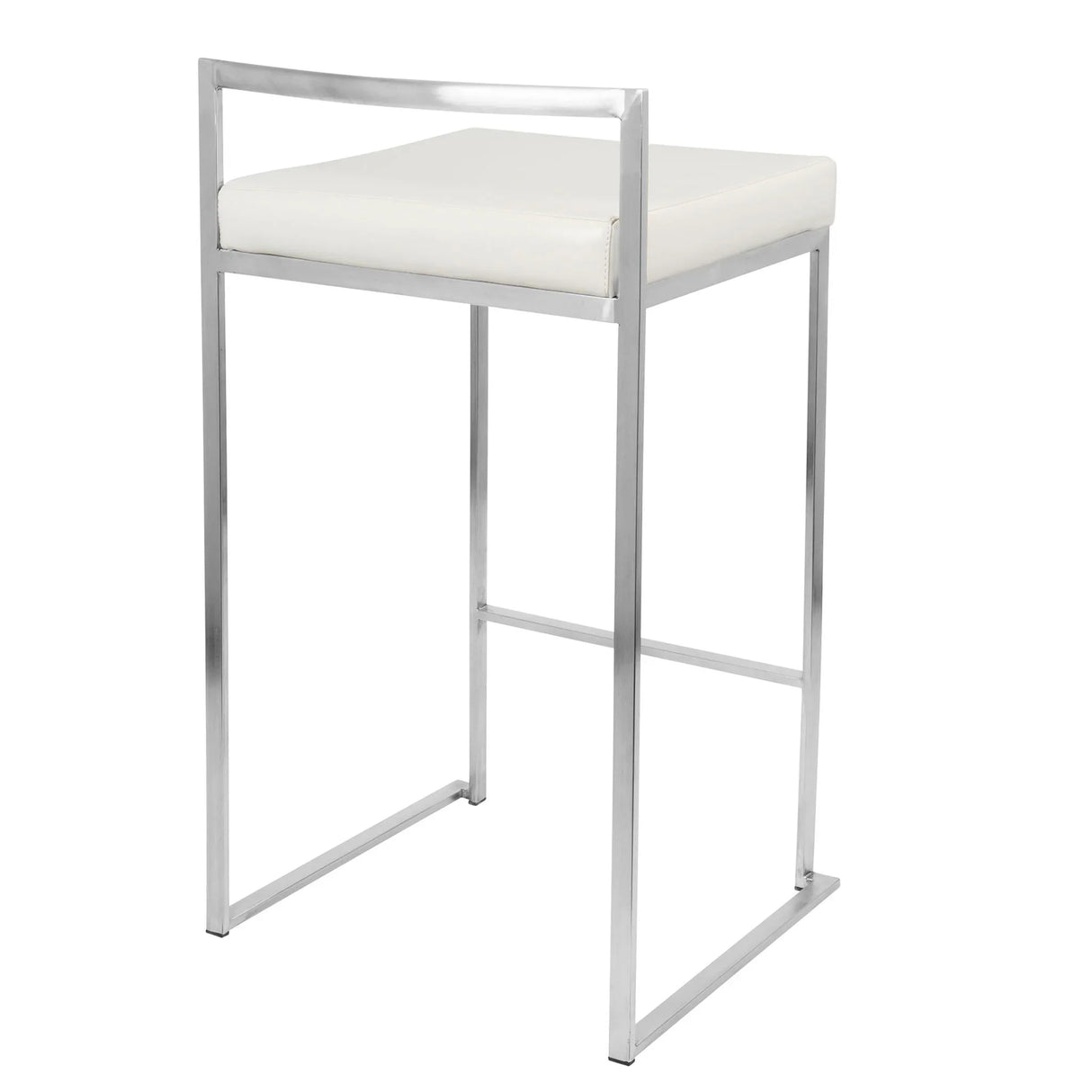 Fuji - Contemporary, Stackable Elegant Counter Stool (Set of 2) - Furniture Home Direct