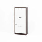 Modern Freestanding Shoe Storage Cabinet With 3 Flip Drawers - Furniture Home Direct