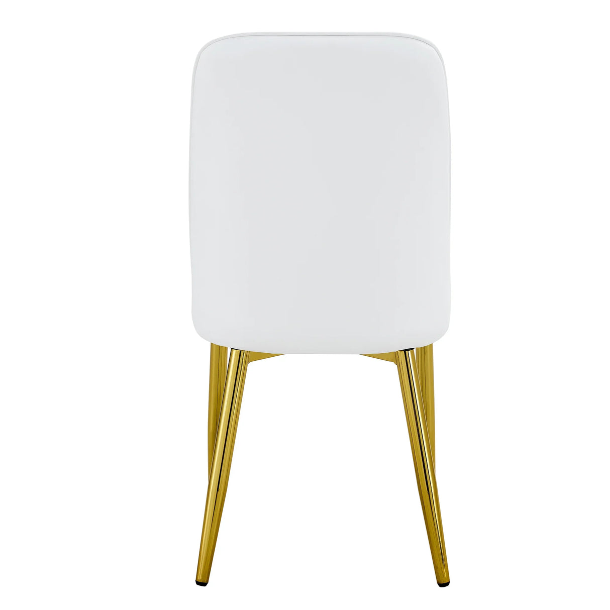 4 Modern Dining Chairs - White - Furniture Home Direct