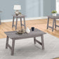 Table Set, Coffee, End, Side, Accent, Living Room Transitional (Set of 3) - Furniture Home Direct