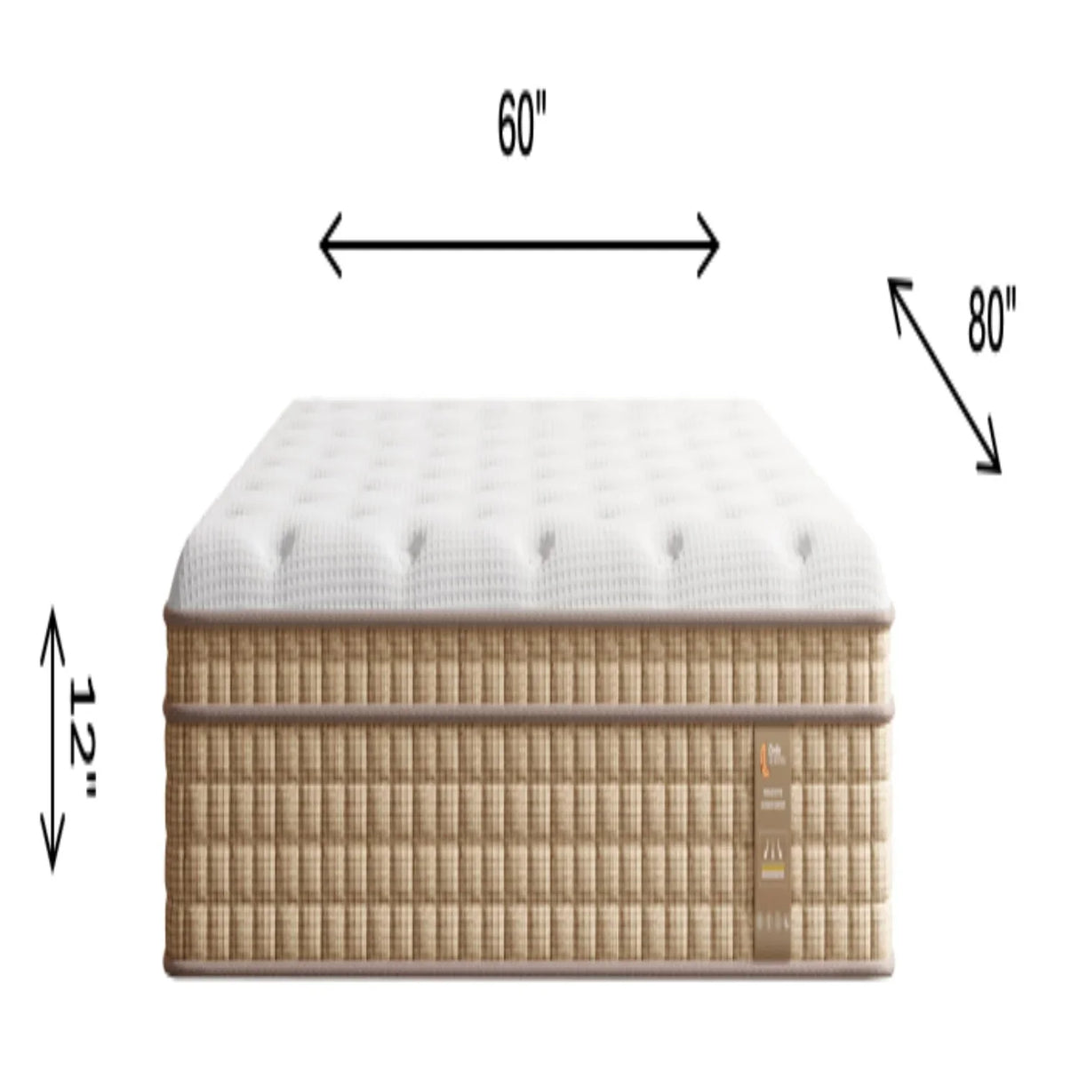 12" Hybrid Mattress With Innersprings & Gel Memory Foam - Furniture Home Direct