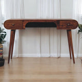 London - Arch Writing Desk - Dark Brown - Furniture Home Direct