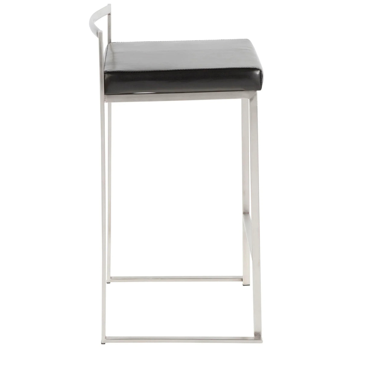 Fuji - Contemporary, Stackable Elegant Counter Stool (Set of 2) - Furniture Home Direct