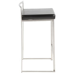 Fuji - Contemporary, Stackable Elegant Counter Stool (Set of 2) - Furniture Home Direct