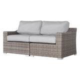 Chic Wide Outdoor Loveseat With Cushions - Furniture Home Direct
