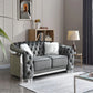 Loveseat With Flared Arms - Furniture Home Direct
