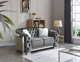 Loveseat With Flared Arms - Furniture Home Direct