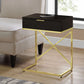 Accent Side Table, Storage Drawer, Spacious Tabletop, Contemporary & Modern - Furniture Home Direct
