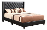 Upholstered Nailhead Trim Chic Bed - Furniture Home Direct
