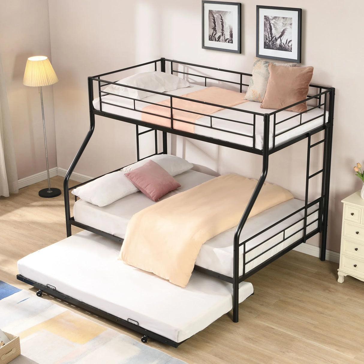 Modern Metal Bunk Bed - Furniture Home Direct