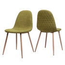 Elegant Dining Chair Set With Fabric