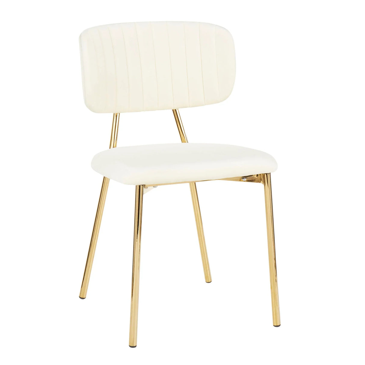 Bouton - Contemporary / Glam Chair (Set of 2) - Furniture Home Direct