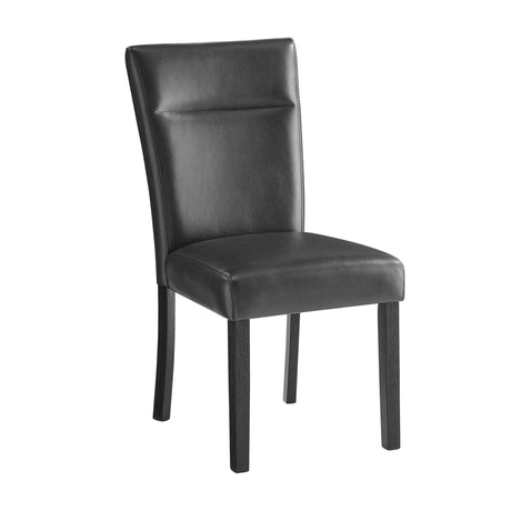 Olga - Dining Chair Set (Set of 2) - Charcoal Black - Furniture Home Direct