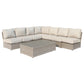 Comfortable Modern Patio Rattan Sectional Set With Cushions - Furniture Home Direct