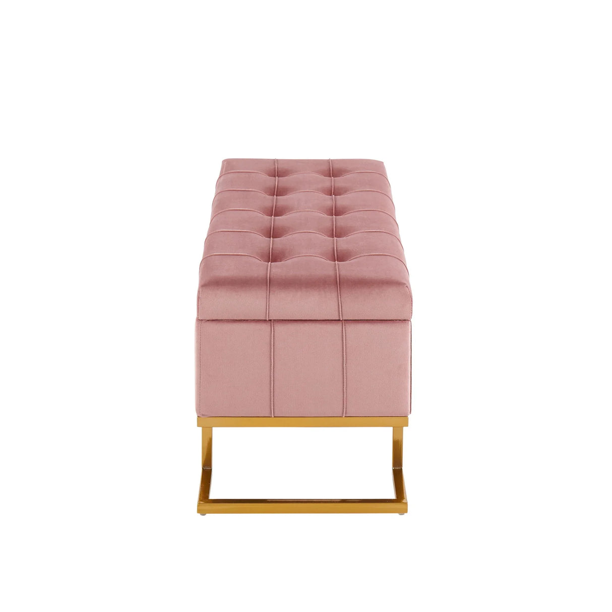 Midas - Contemporary / Glam Storage Bench - Furniture Home Direct