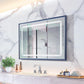 LED Bathroom Beveled Mirror, 3000 - 6000K Gradient Front And Backlit LED Mirror For Bathroom, 3 Colors Dimmable, Ip54 Enhanced Anti Fog - Furniture Home Direct