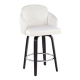 Dahlia - Contemporary Counter Stool Round Footrest (Set of 2) - Furniture Home Direct